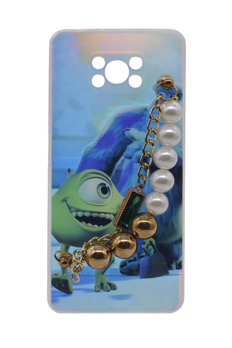 CFS Chain Design TPU Back Cover for Xiaomi Poco X3 - Multicolor - Image 1