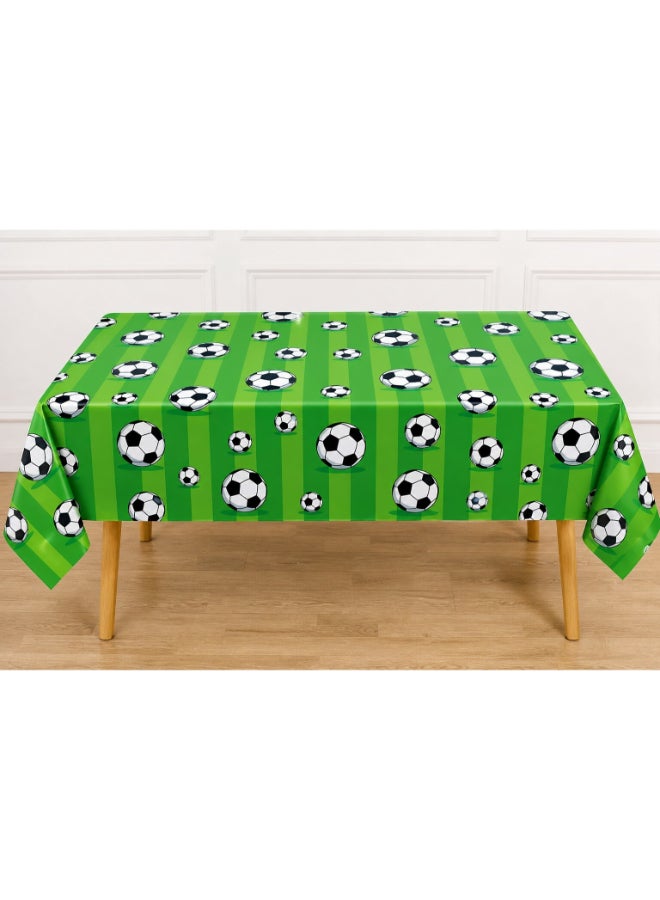 Toyland Football Theme Table Cover 1 Pc – Disposable Party Table Cloth, Soccer Design for Kids Birthday & Events - Image 1