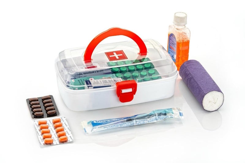 Clazkit BPA-Free Emergency Small Compact Medical Storage Box: Portable, Organized, and Secure Solution for Your Essentials (White, Plastic) - Image 4