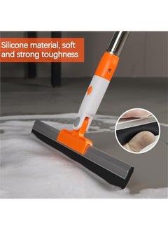 HOOKOR Window Squeegee Cleaner, 180° Rotation Household Squeegees Washing Kit with Microfiber Scrubber for Window, Glass Door, Car, Floor (41-03)  - Image 2