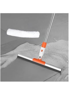 HOOKOR Window Squeegee Cleaner, 180° Rotation Household Squeegees Washing Kit with Microfiber Scrubber for Window, Glass Door, Car, Floor (41-03)  - Image 1