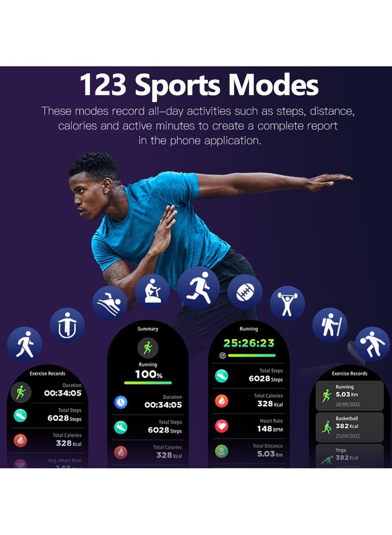 AROAQ Z136 Sports Watch with AMOLED Display Outdoor Waterproof Smartwatch for Sports and Health Monitoring - Image 3