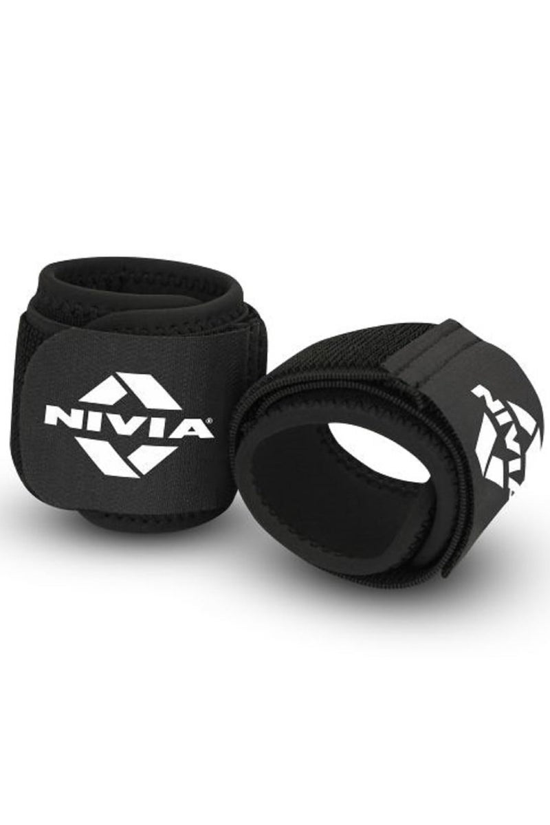 نيفيا أربطة معصم داعمة بشريط فيلكرو (زوج) للرجال والنساء لتحقيق الاستقرار ودعم المفاصل، تُستخدم للتدريب والصالة الرياضية واللياقة البدنية - Image 1