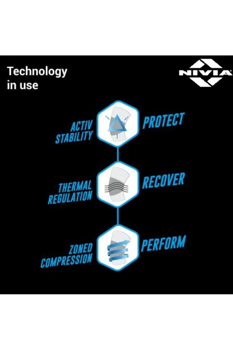 نيفيا أربطة معصم داعمة بشريط فيلكرو (زوج) للرجال والنساء لتحقيق الاستقرار ودعم المفاصل، تُستخدم للتدريب والصالة الرياضية واللياقة البدنية - Image 2