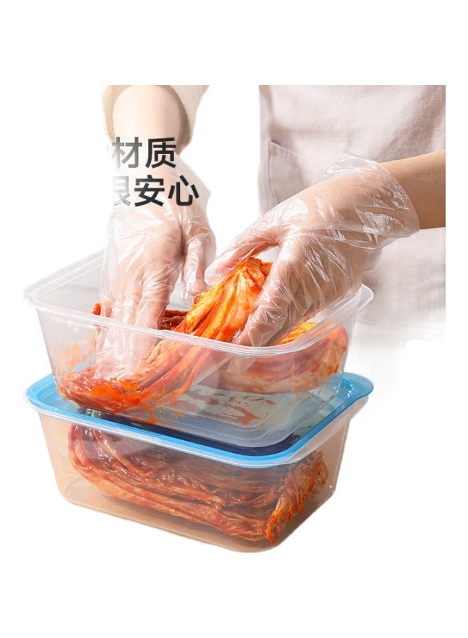 Maryya Meili Ya Food Storage Containers, Food-Grade, 2500Ml*4 Set, Refrigerator Freezer Organizer, Microwave-Safe, Heating And Portioning Lunch Boxes - Image 3