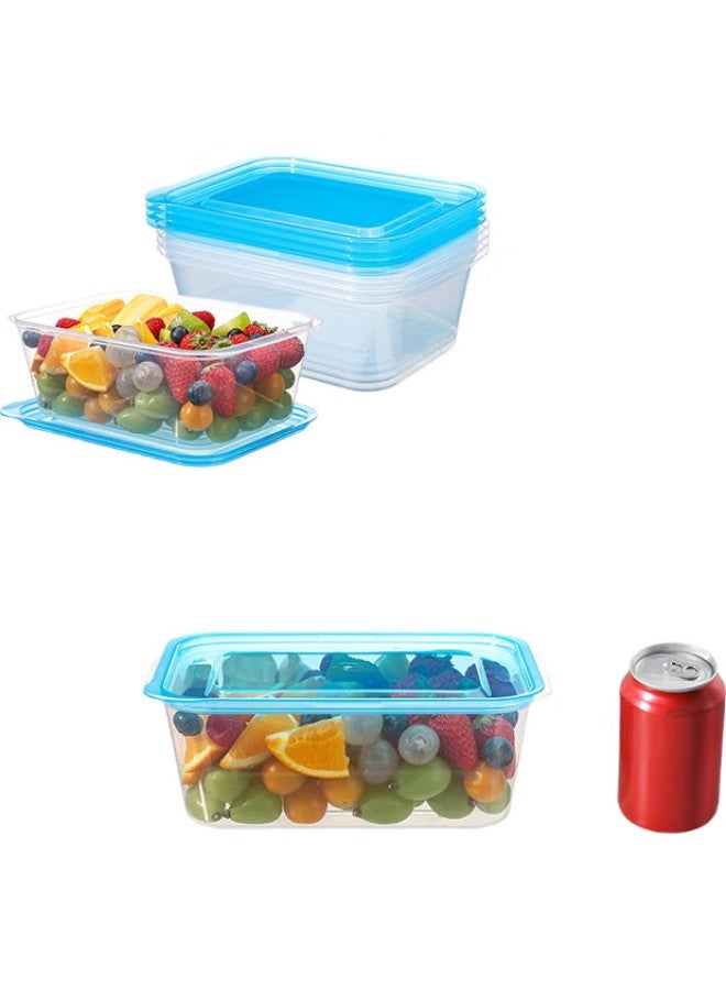 Maryya Meili Ya Food Storage Containers, Food-Grade, 2500Ml*4 Set, Refrigerator Freezer Organizer, Microwave-Safe, Heating And Portioning Lunch Boxes - Image 1