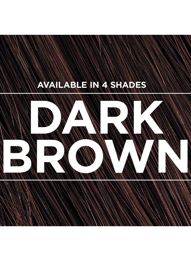 Toppik توببيك مكثف الشعر الملون، رذاذ بني داكن للشعر الخفيف، رذاذ شعر ملون لتلميع الجذور وكثافة الشعر، علبة رذاذ 5.1 أونصة - Image 4