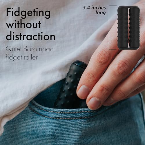 ONO Roller - Handheld Fidget Toy for Adults | Help Relieve Stress, Anxiety, Tension | Promotes Focus, Clarity | Compact, Portable Design | Full Size Silicone - Image 2