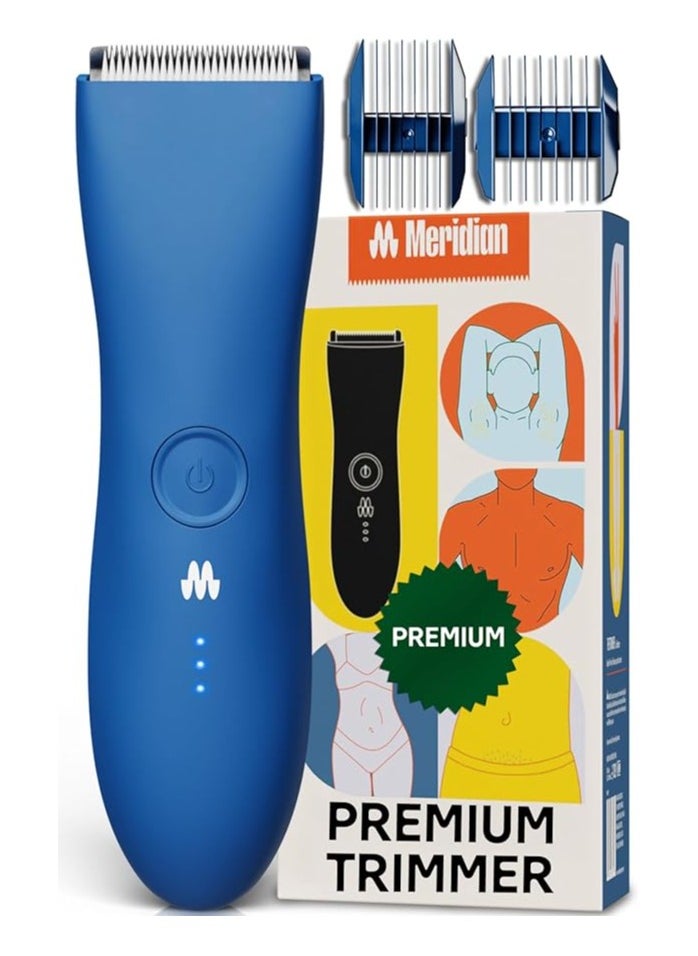 Meridian Meridian Premium Trimmer for Men and Women, USB C Charging, Travel Lock, 6 Colors Available, Ocean  - Image 1