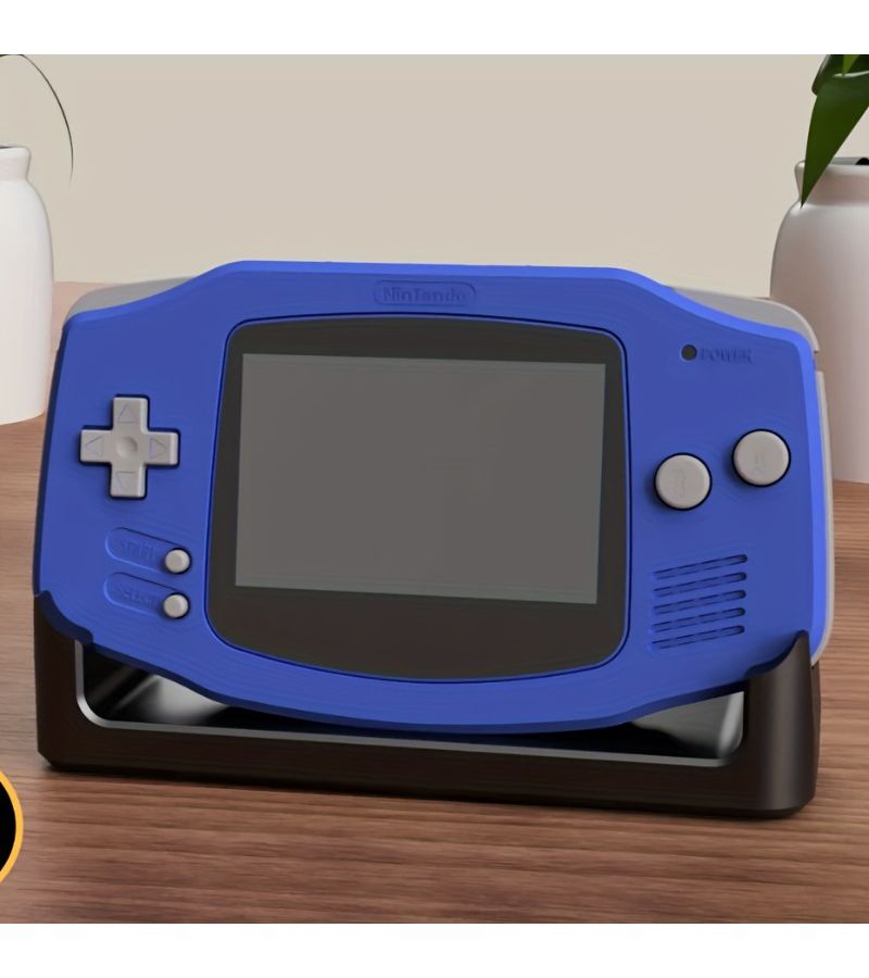 GBA Display Stand Black Durable Plastic Securely Holds GBA Console Desktop Display Gift for Gamers Christmas Halloween - Image 4