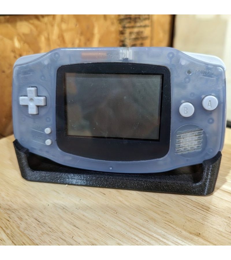 GBA Display Stand Black Durable Plastic Securely Holds GBA Console Desktop Display Gift for Gamers Christmas Halloween - Image 2