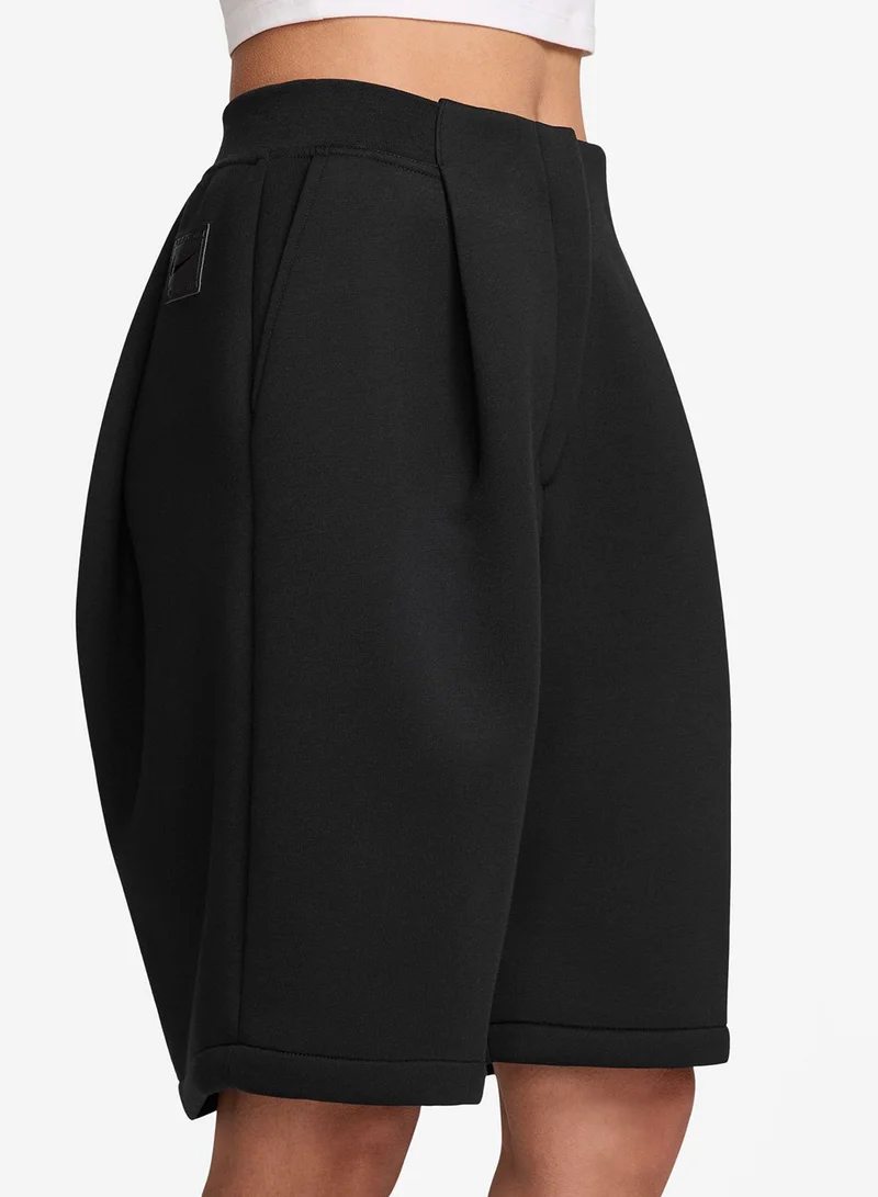 Nike Black/Anthracite Nsw Fleece Shorts for Women | Best Price UAE