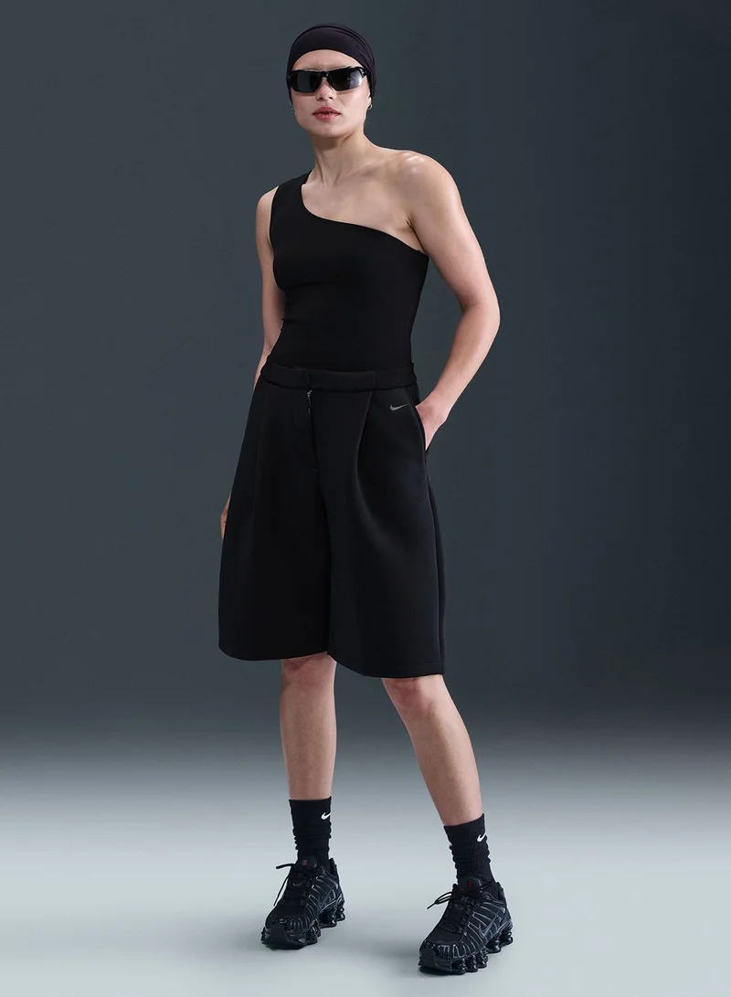 Nike Black/Anthracite Nsw Fleece Shorts for Women | Best Price UAE