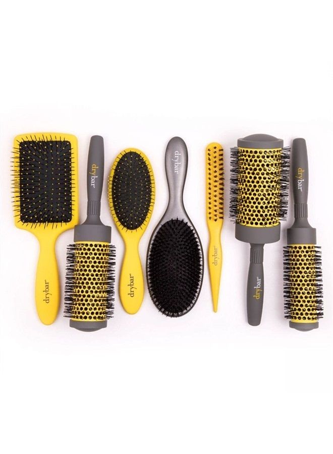 Drybar فرشاة شعر سوبر ليمون دروب لفك تشابك الشعر | تفك تشابك الشعر دون سحب أو شد صفراء - Image 5
