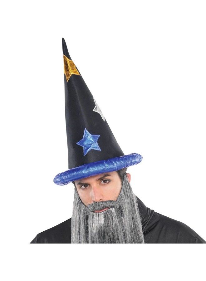 Amscan Plush Wizard Hat Black 1 Pc - Image 2