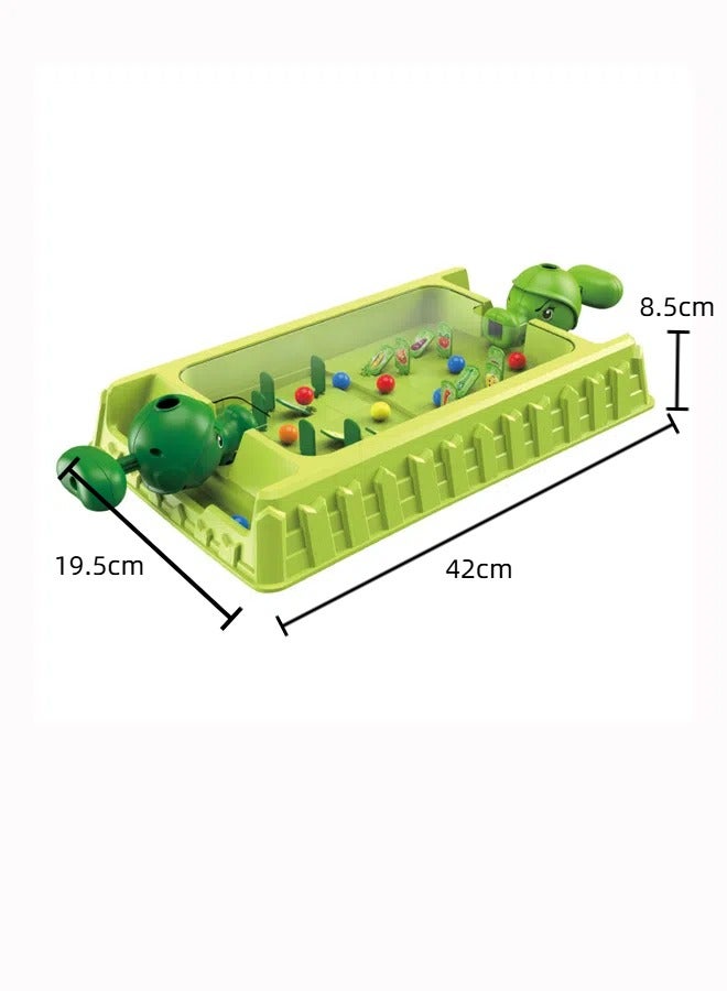 Desktop marble shooting toy  PvP projectile toy Children's Shooting Pinball Game Machine Children's Pinball Machine Two player tabletop game Two-player battle toy Parent-child interaction Concentration training  - Image 2