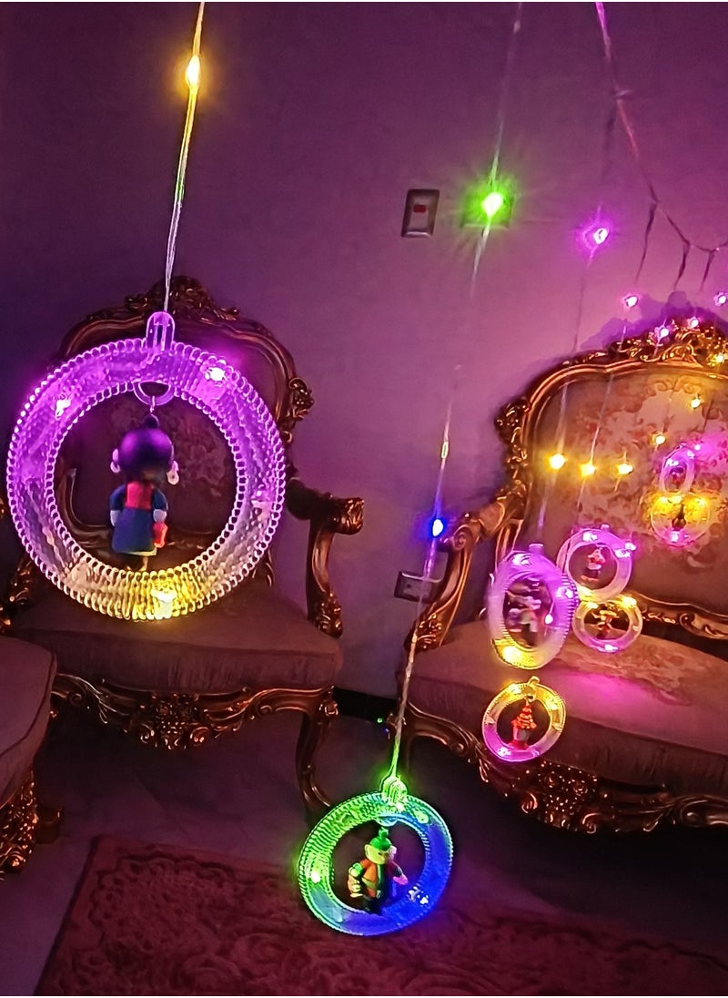 LED Hanging Decorative Rings with Handmade Dolls – Colorful Festive Lights for Home & Events - pzsku/Z08EBD09FD3D5F0371EE8Z/45/_/1738075181/242f1ee4-24e6-4c4c-848c-a511108adda4