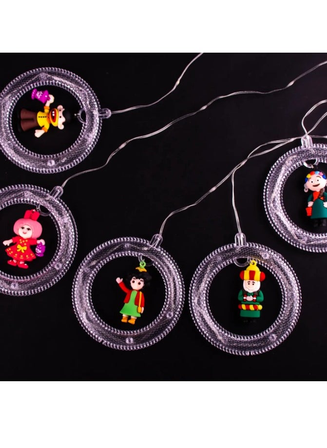 LED Hanging Decorative Rings with Handmade Dolls – Colorful Festive Lights for Home & Events - pzsku/Z08EBD09FD3D5F0371EE8Z/45/_/1738075234/5253840c-1df0-4f5f-b50e-29959b36d7b6
