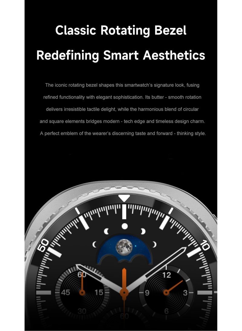 Bluetooth Smartwatch, Cushion Design, Rotating Bezel, Shortcut Buttons, Sleep Coach, Running Coach, Energy Score, White - Image 4