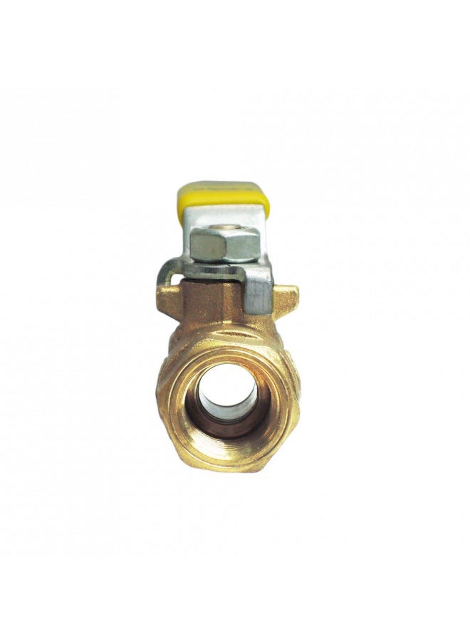 Nigo Valve Nigo Industrial Co. 240 Series Forged Brass Mini Gas Ball Valve, CSA Certified, NPT Female, Standard Port 600WOG (1/4" NPT Female x 1/4" NPT Female, Lever Handle)  - Image 4