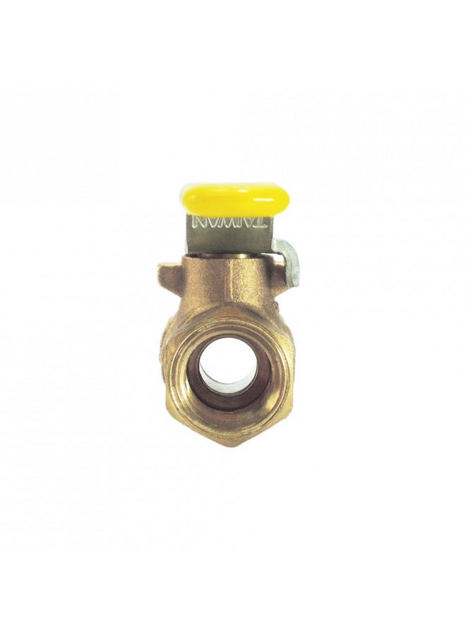 Nigo Valve Nigo Industrial Co. 240 Series Forged Brass Mini Gas Ball Valve, CSA Certified, NPT Female, Standard Port 600WOG (1/4" NPT Female x 1/4" NPT Female, Lever Handle)  - Image 3