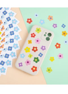 Excefore 100 Sheets Small Flower Laptop Stickers, Mini Flower Stickers for Scrapbooking, for Water Bottle, Tiny Boho Flower Stickers Self-Adhesive Flower Decal Vinyl Flower Pastel Stickers Aesthetic  - Image 2