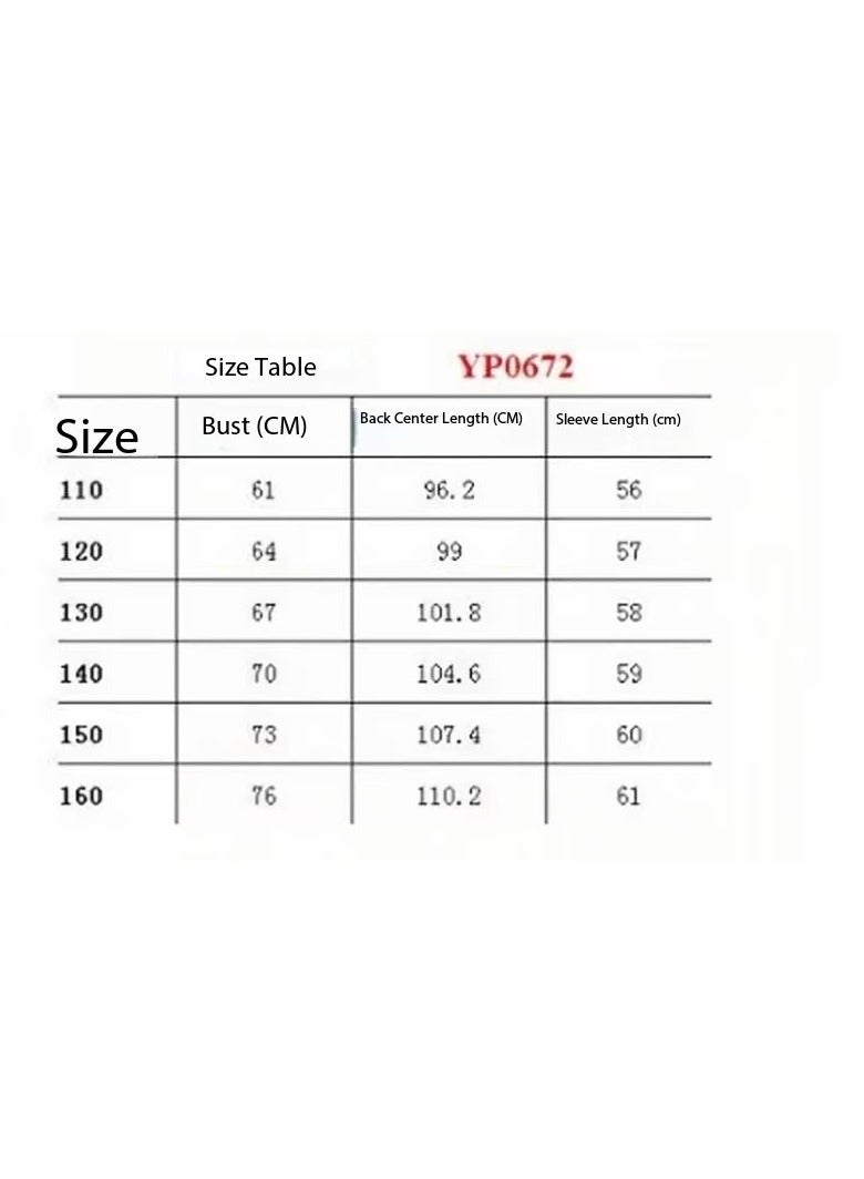 هالوين الملكي مصاصي الدماء زي مجموعة للبنات هالوين اللباس حتى الحفلة، كوسبلاي، مصاصي الدماء موضوع الحفلة (150 سم) - Image 2