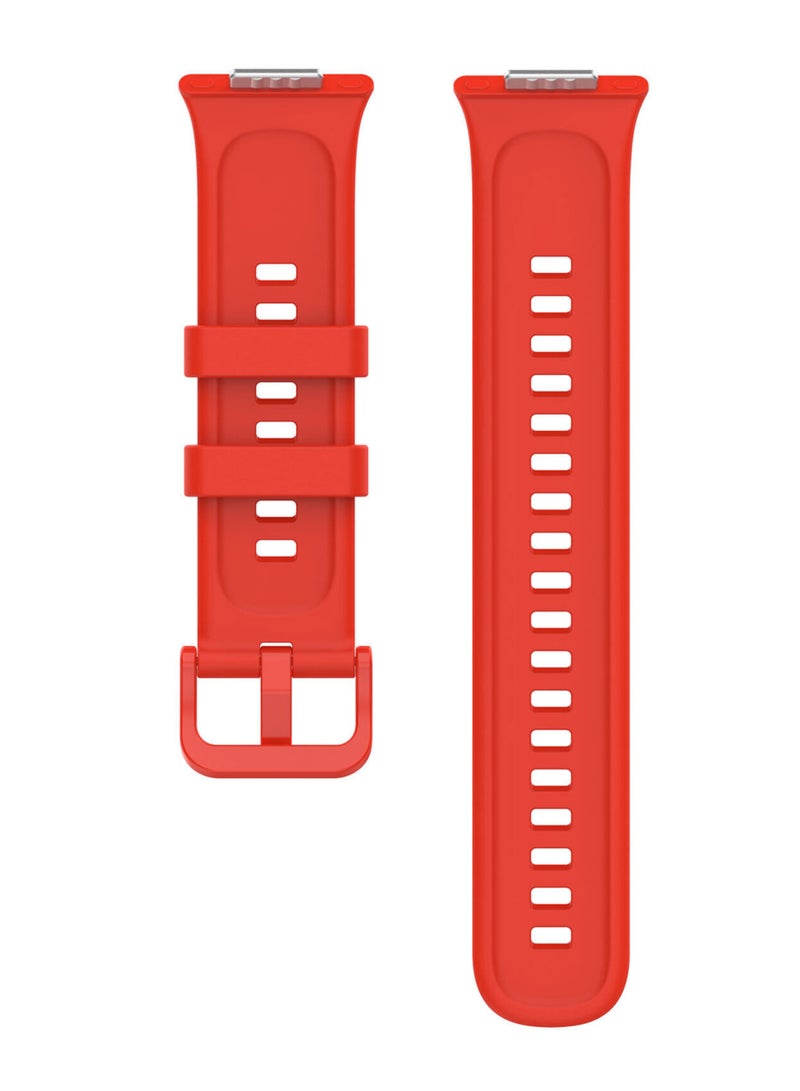 Soft Silicone Strap Replacement Bands For Huawei Watch Fit 2 - Red - Image 5