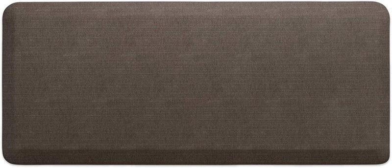 GelPro AntiFatigue Designer Comfort Kitchen Floor Mat 20 x48 Grasscloth Pecan Stain Resistant Surface with 34 Thick ErgoFoam Core for Health and Wellness