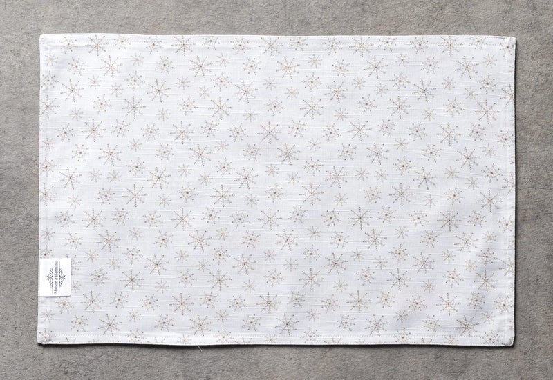 ميزون دي هيرمين Maison D 'Hermine Cloth placemat 100 ٪ Cotton Decorative Table Table Table Caning Home Buffet Buffet Chromo - عيد الشكر/عيد الميلاد (مجموعة من 4) - Image 3