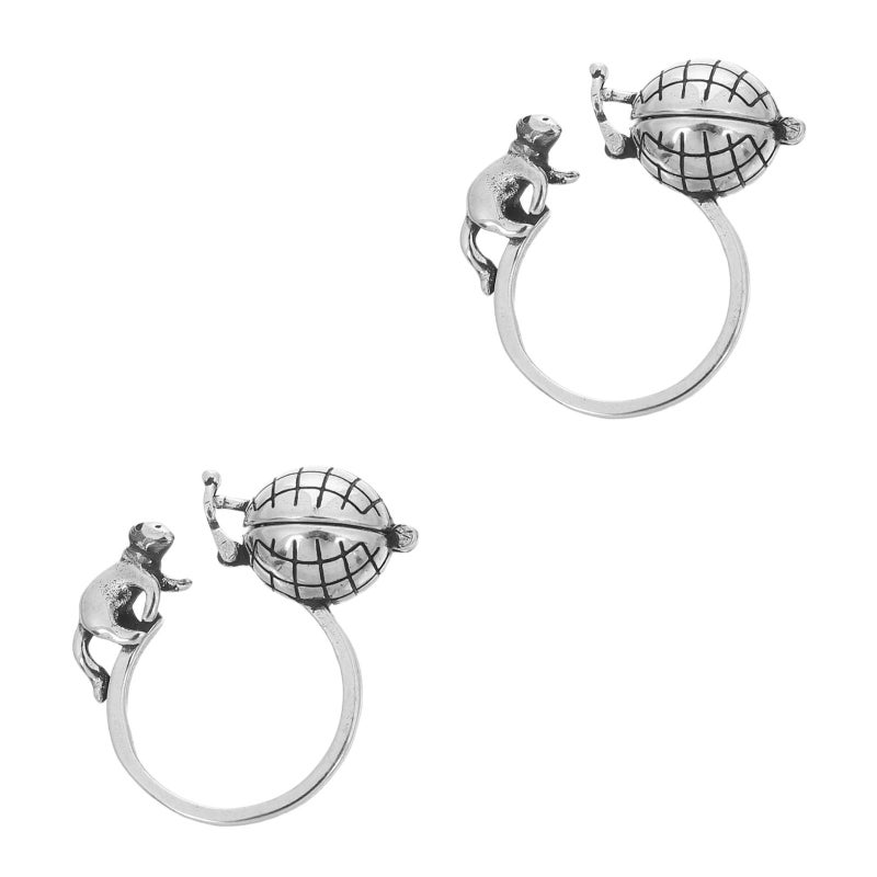 2pcs Vintage : Open Adjustable Portable Mini Locket Accessories Aromatherapy for Women Men - Image 1