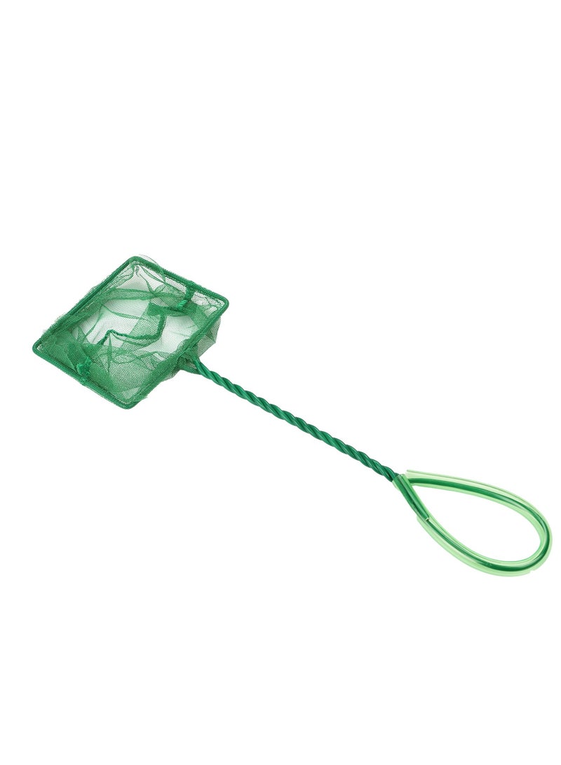 شبكة الأسماك شبكة دقيقة شباك صيد الأسماك الصغيرة بمقبض بلاستيكي، مجموعة من 4 (4 بوصة) - Image 4