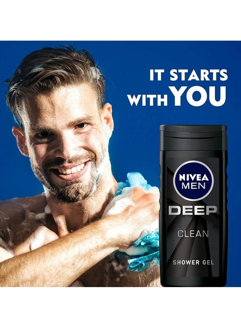 Nivea Deep Clean Shower Gel - 250ml