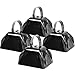 Ouffun Metal Cow Bell Noise Maker 3 Inch Pack of 4 Small Loud Metal Cowbell Noisemaker with Handle Great for Football Games Sporting Events Weddings New Years Eve Birthday Parties - Image 2