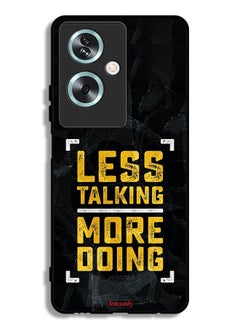 Oppo A2 Protective Case Cover Less Talking More Doing