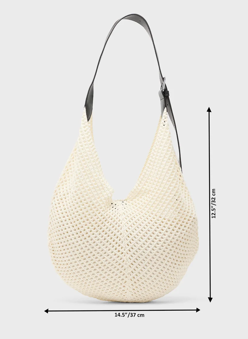 Ginger Raffia Woven Tote