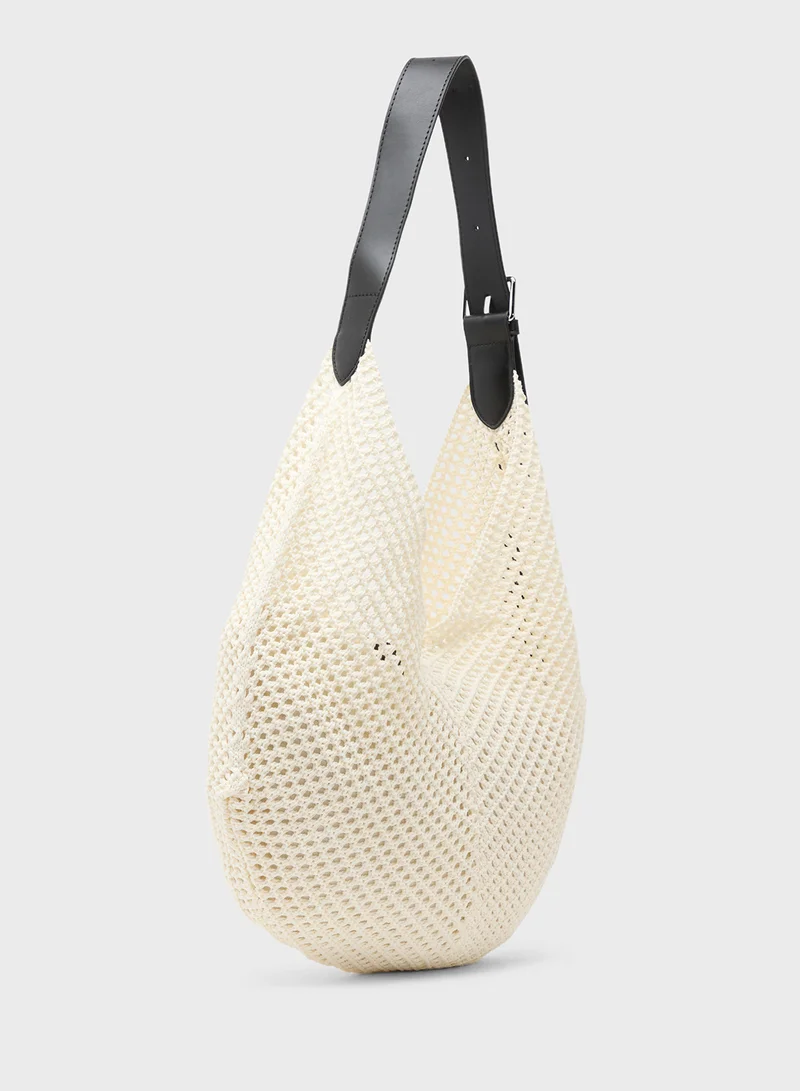Ginger Raffia Woven Tote