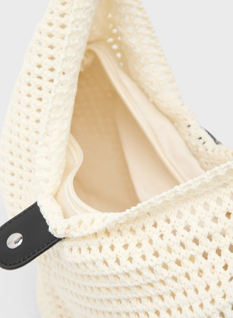 Ginger Raffia Woven Tote
