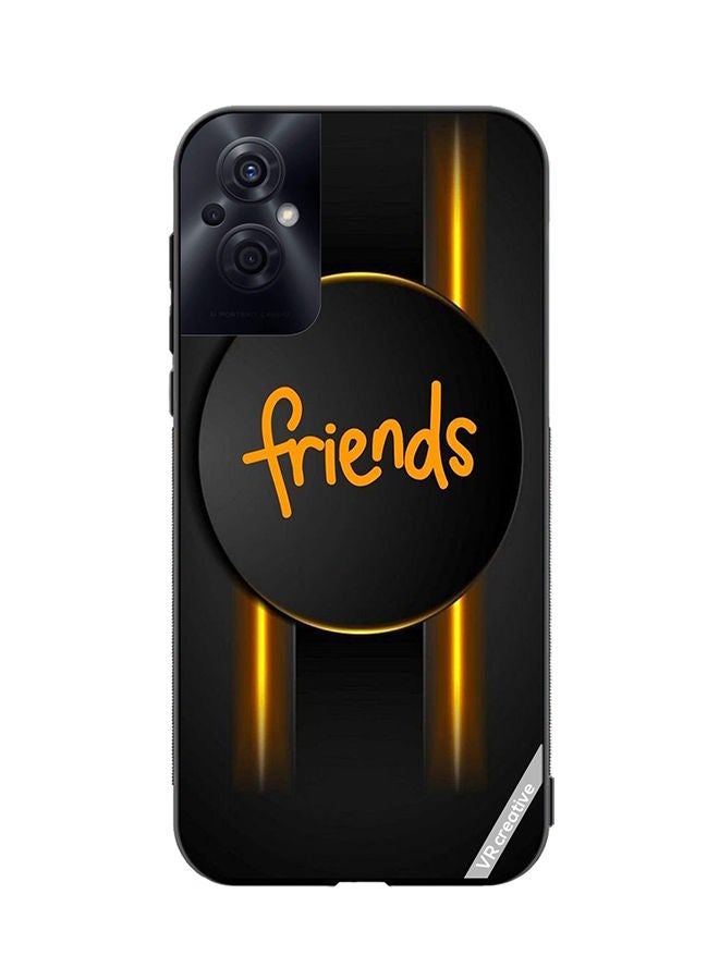 VR CREATIVE Protective Case Cover For Oppo Reno8 Z Friends Design Multicolour - Image 1