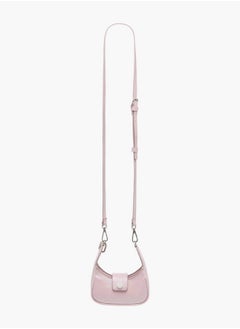 Flora Bella By Shoexpress Girls Solid Crossbody Bag with Detachable Strap and Flap Closure  - Image 2