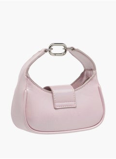 Flora Bella By Shoexpress Girls Solid Crossbody Bag with Detachable Strap and Flap Closure  - Image 3