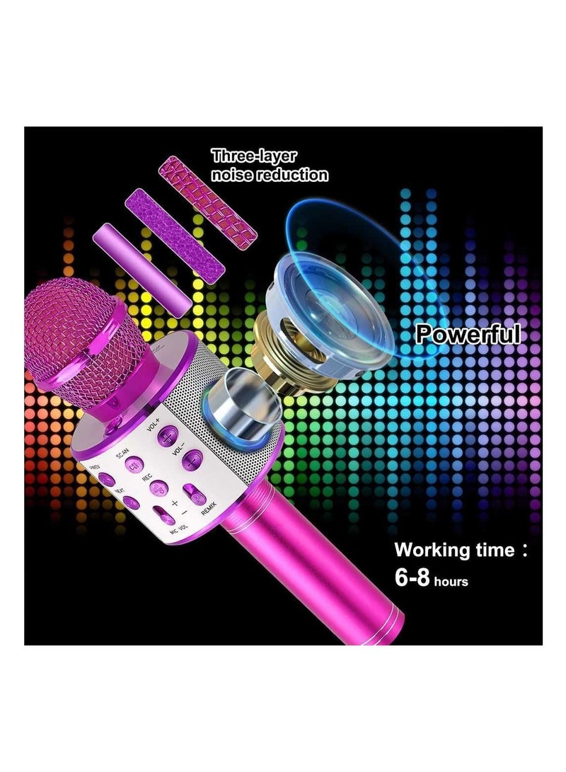 ELTRAZONE Bluetooth Microphone for kids Birthday Gift Toys for Age 3 4 5 6 7 8 9 10 Girls Boys Wireless Karaoke Mircrophone - Image 4