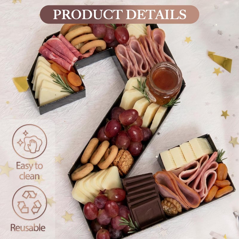ORIENTAL CHERRY Graduation Party Decorations 2026-2026 Numbers Charcuterie Board Box - 10" Paper Tray for Graduation Centerpieces - Class of 2026 Table Decoration for Kindergarten Preschool College High School - Image 3