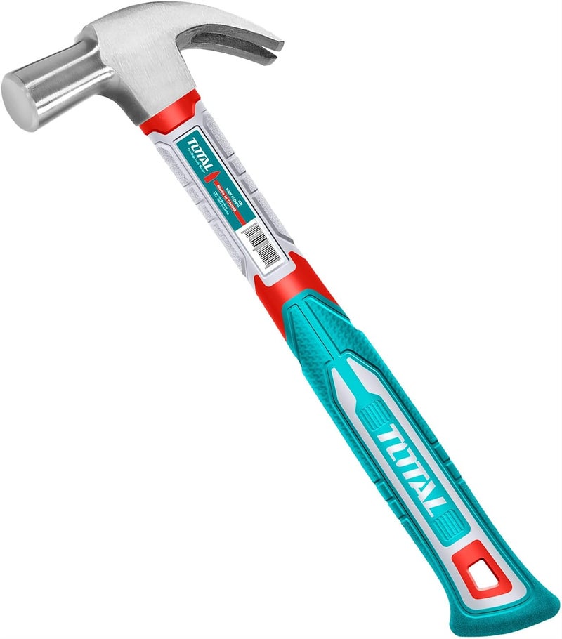 TOTAL Claw Hammer with Fiberglass Handle - Image 1