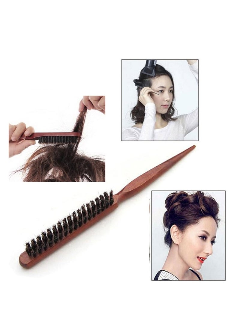 فرشاة تنعيم الشعر تُعالج الشعر المجعد والمتطاير بسهولة. فرشاة ناعمة للعناية بالشعر. - Image 3