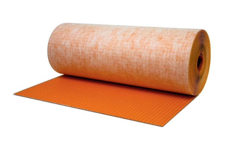 Schluter Ditra Uncoupling and Waterproofing Membrane for Ceramic and Stone Tile Application Quick Installation Made of Polyethylene 18Inch Thickness 54 Square Feet DITRA5M