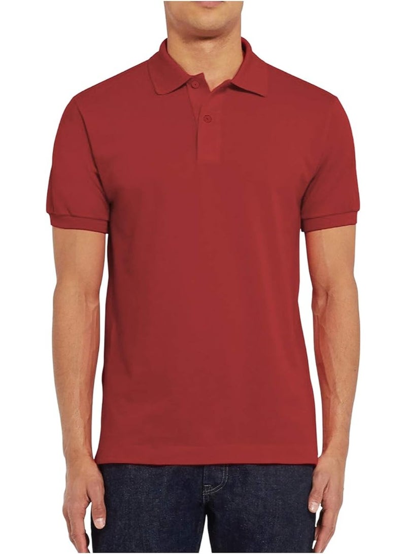 SANTHOME Sailor Cotton Polo Shirt – Breathable Pique Fabric, Wide Colour Range, Comfortable Corporate And Casual Tee -XXL - Image 1