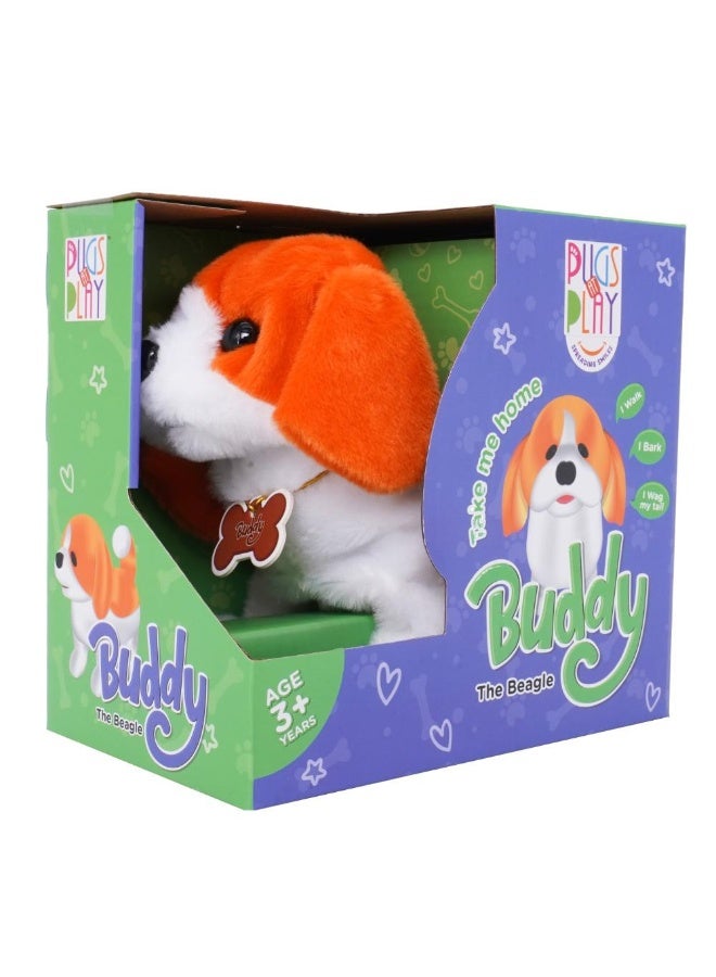 PUGS AT PLAY رفيق المشي بطارية تعمل 6.5 بوصة - Image 1