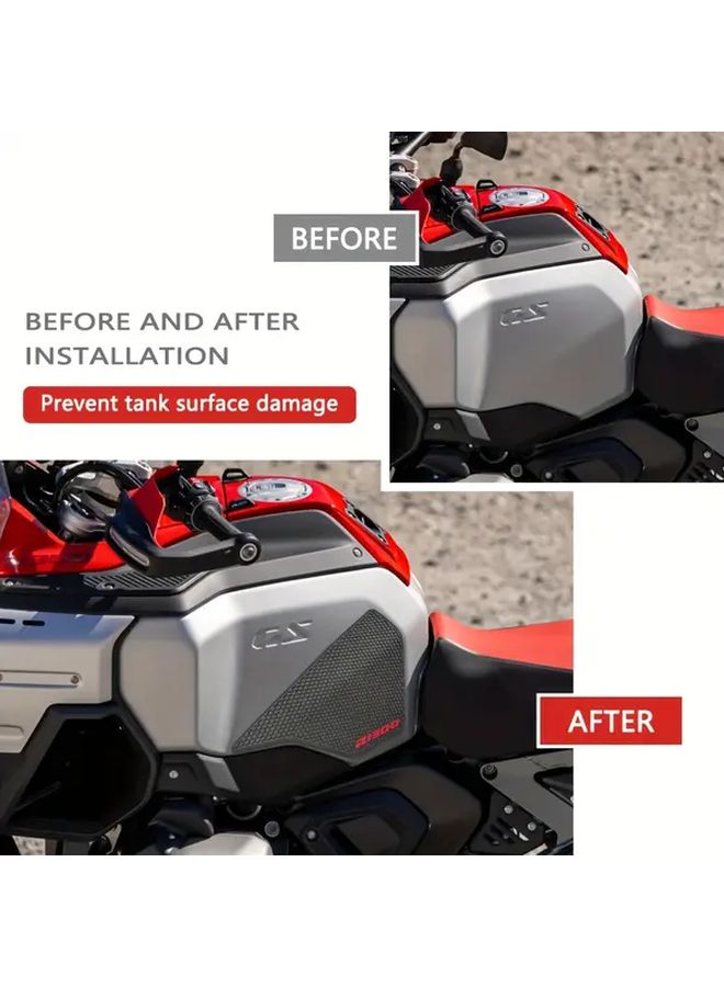 Motorcycle Side Tank Pads Non Slip Fuel Tank Anti Scald Stickers Set Suitable For BMW R 1300 GS Adventure 2024 2025 - Image 4
