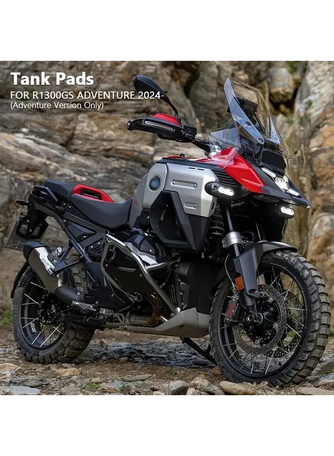 Motorcycle Side Tank Pads Non Slip Fuel Tank Anti Scald Stickers Set Suitable For BMW R 1300 GS Adventure 2024 2025 - Image 2
